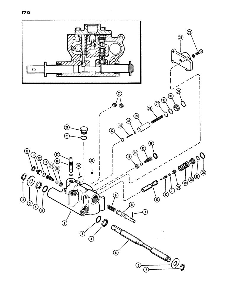 Схема запчастей Case IH 1200 - (170) - CONTROL VALVE (08) - HYDRAULICS