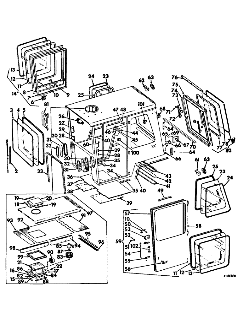 Схема запчастей Case IH 4156 - (N-03) - PARTS ACCESSORIES AND ATTACHMENTS, TRACTOR CAB AND CONNECTIONS Accessories & Attachments