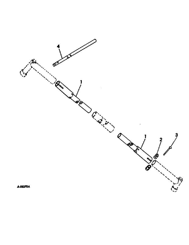 Схема запчастей Case IH HYDRO 70 - (14-04) - SUSPENSION, ADJUSTABLE WIDE TREAD FRONT AXLE EXTENSION Suspension