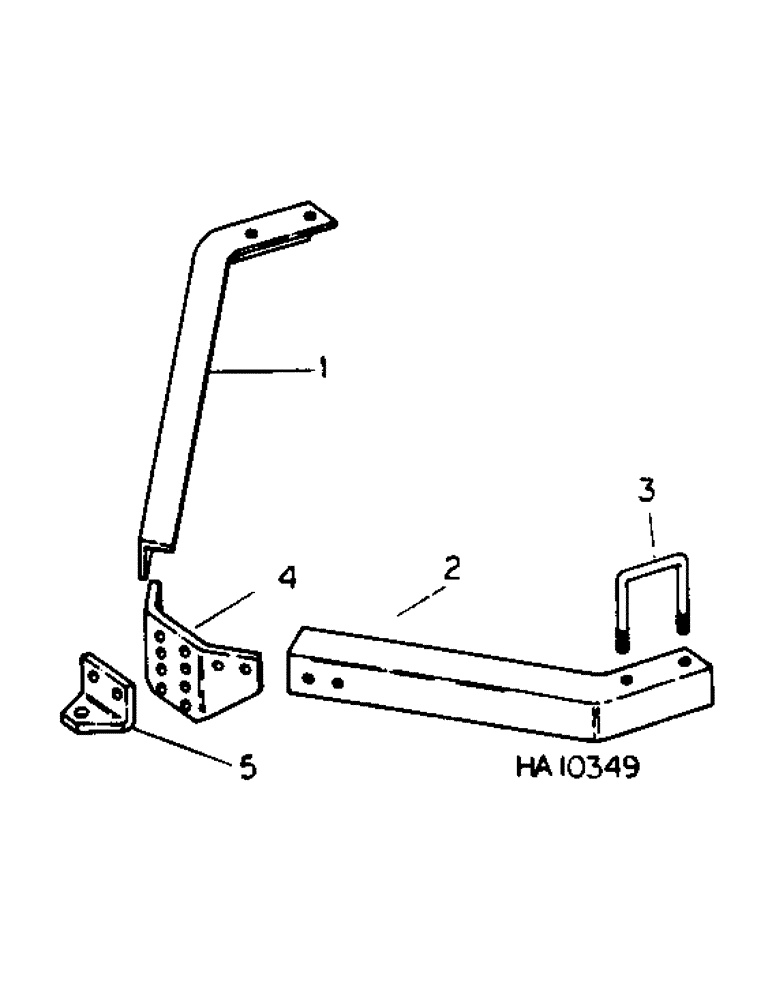 Схема запчастей Case IH 5500 - (C-07) - TRAILING HITCH, TRAIL BEHIND 