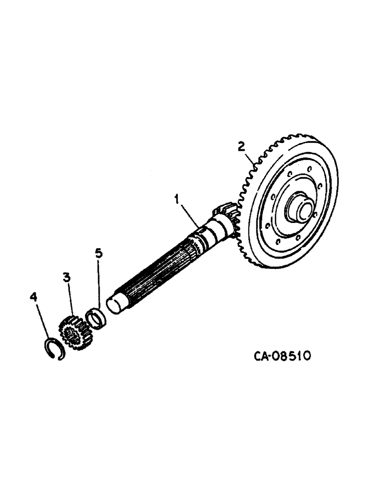 Схема запчастей Case IH HYDRO 84 - (07-31) - DRIVE TRAIN, MAIN SHAFT BEVEL GEARS, REAR FRAME AND DIFFERENTIAL (04) - Drive Train