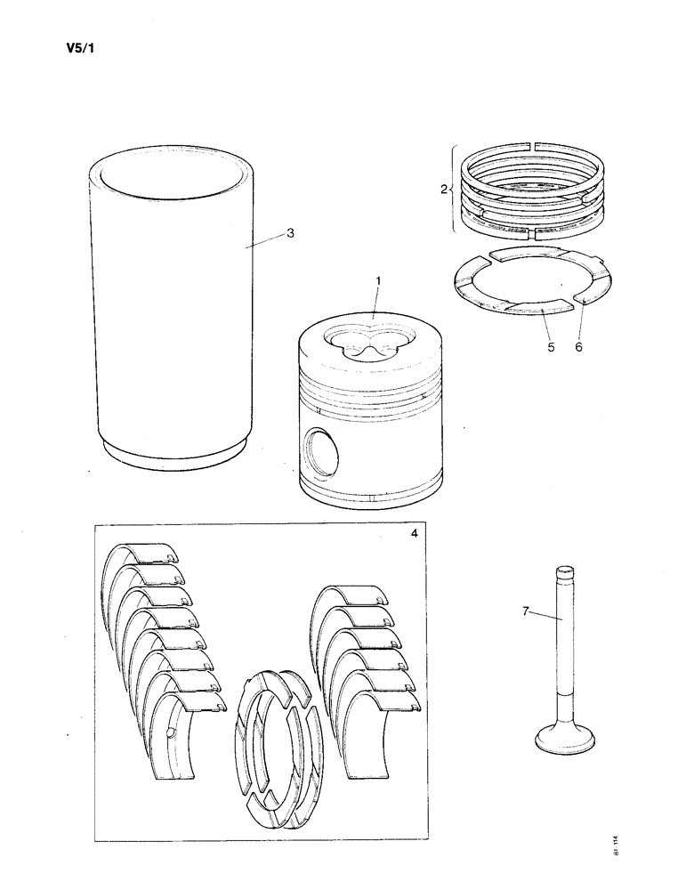 Схема запчастей Case IH 1190 - (V-06) - SERVICE KITS AND PARTS (18) - MISCELLANEOUS