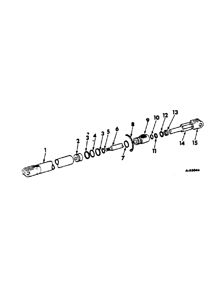 Схема запчастей Case IH 616 - (F-06) - HYDRAULICS SYSTEM, PROPULSION CONTROL CYLINDER, BELT DRIVE (07) - HYDRAULIC SYSTEM