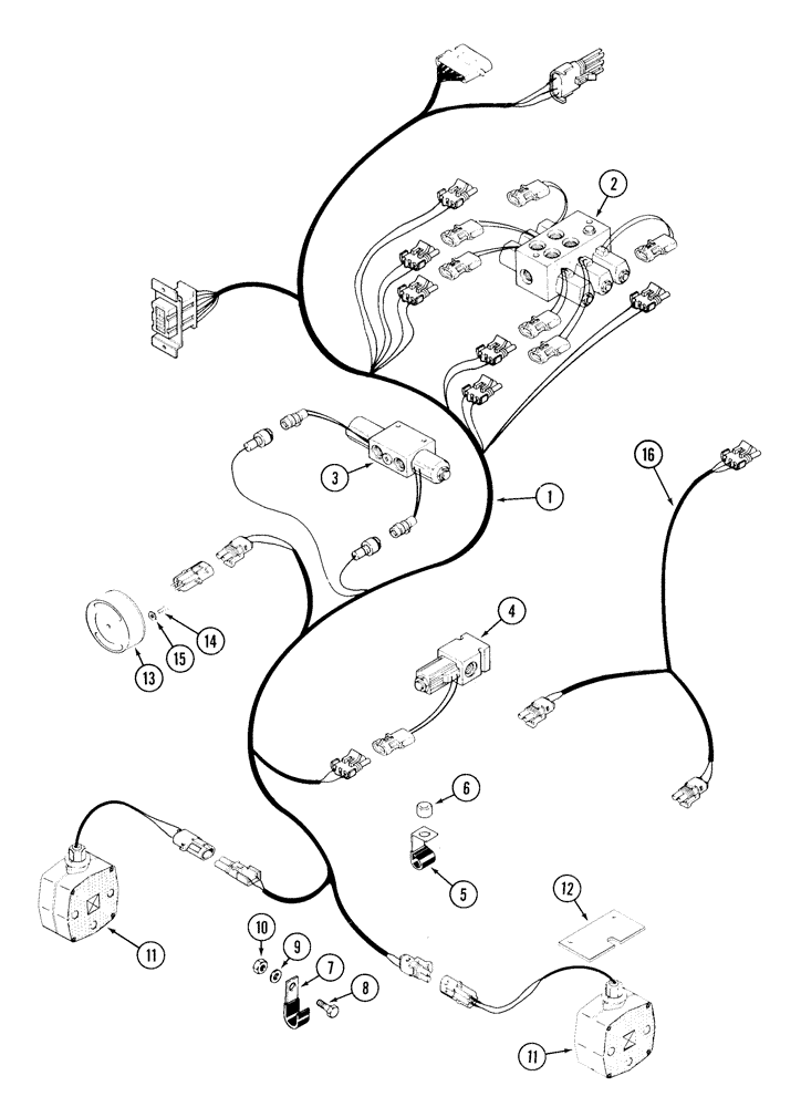 Схема запчастей Case IH 5500 - (4-02) - ELECTRICAL SYSTEM - DRILL (04) - ELECTRICAL SYSTEMS