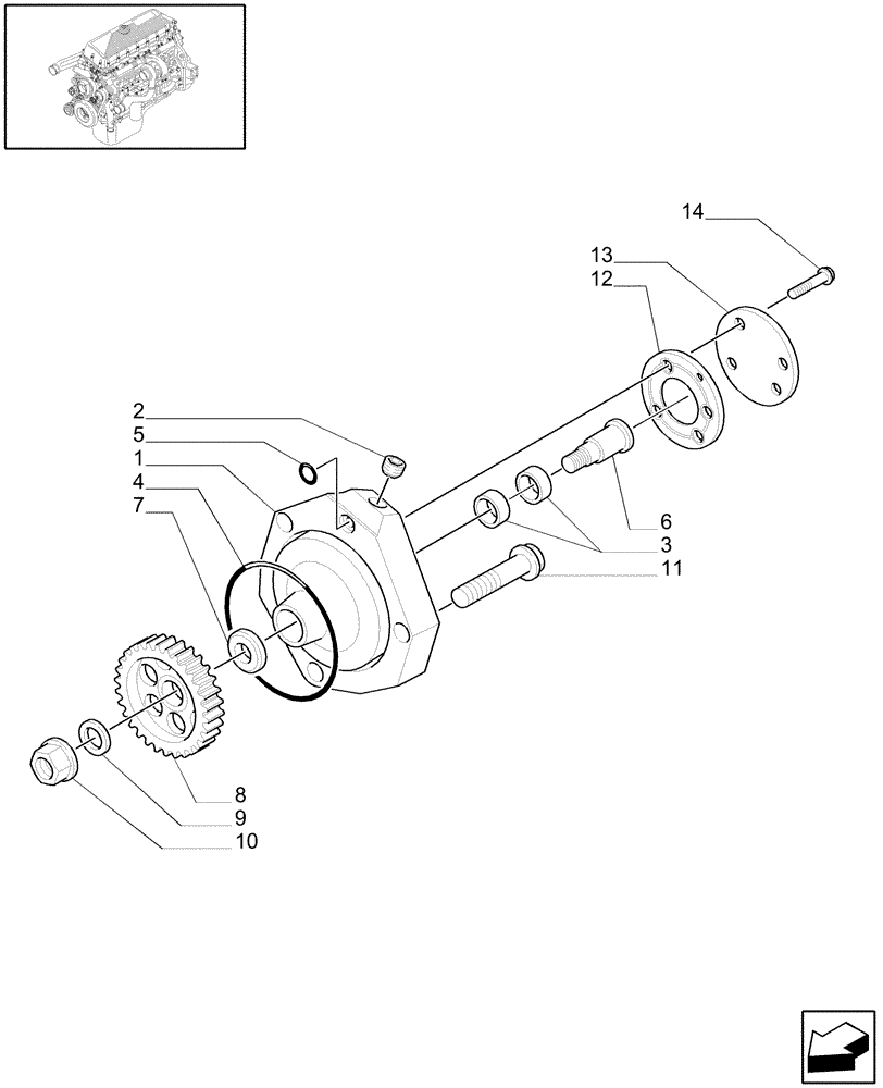 Схема запчастей Case IH F3AE0684G B001 - (0.35.0[01]) - BELT PULLEY DRIVE & COVER (500387625) 