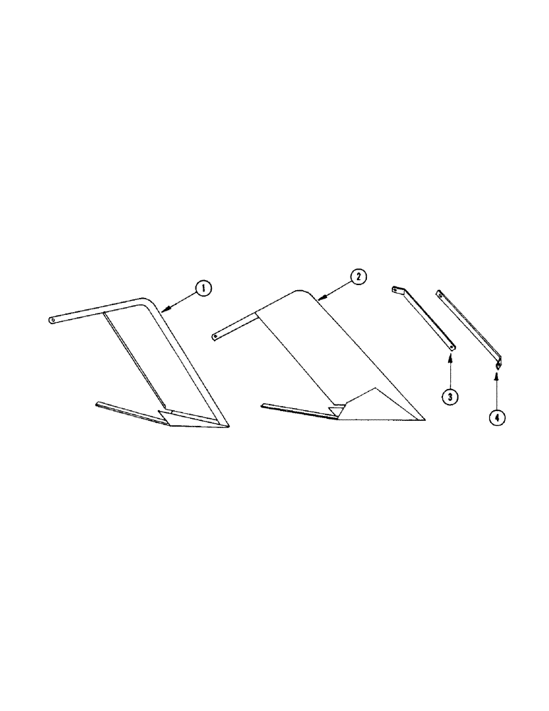 Схема запчастей Case IH 855 - (52) - HAY DIVIDER ATTACHMENT 