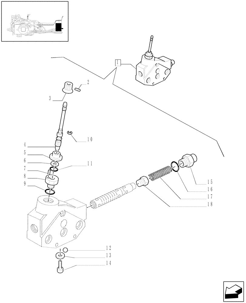 Схема запчастей Case IH JX80U - (1.82.7/11B) - FLOW-RATE REGULATOR - BREAKDOWN (07) - HYDRAULIC SYSTEM