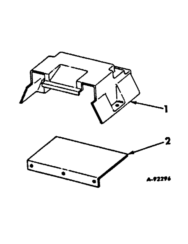 Схема запчастей Case IH 185 - (08-05) - ELECTRICAL, BATTERY TRAY (06) - ELECTRICAL