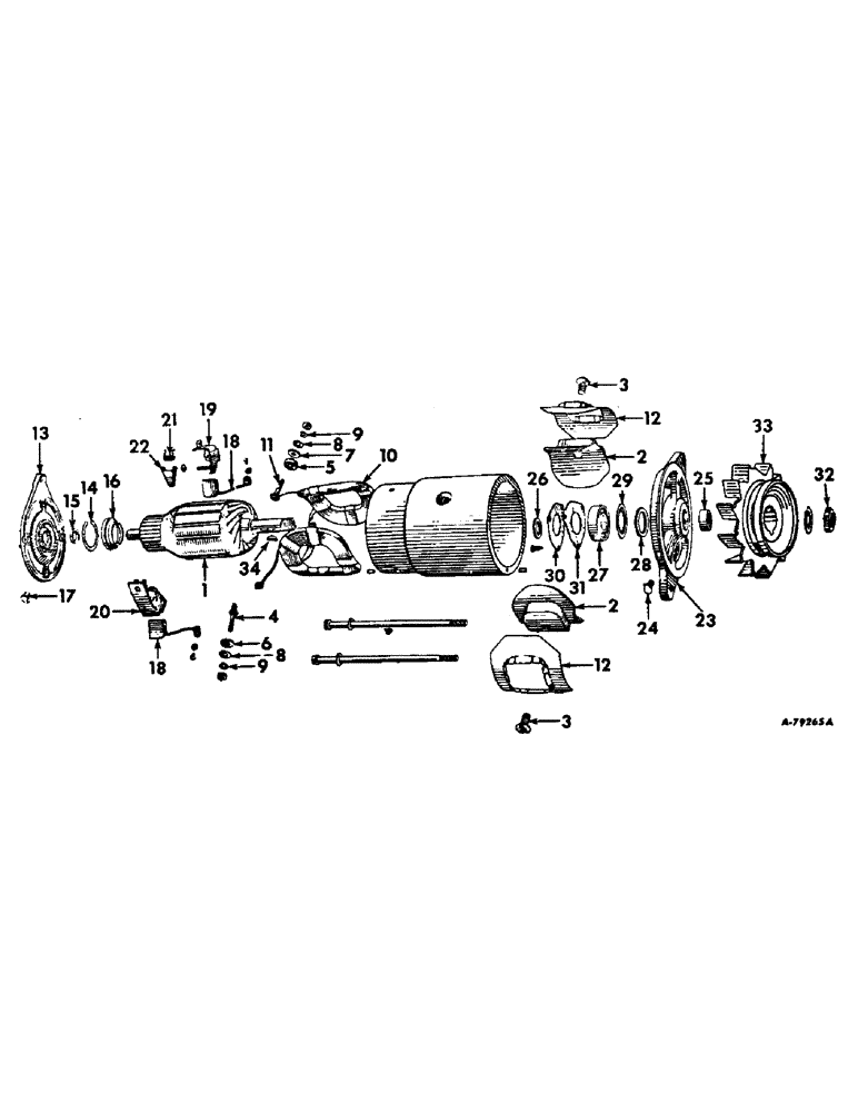 Схема запчастей Case IH 706 - (G-11) - ELECTRICAL SYSTEM, GENERATOR, DELCO REMY (06) - ELECTRICAL SYSTEMS