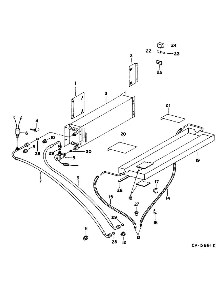 Схема запчастей Case IH 1440 - (13-27) - SUPERSTRUCTURE, AIR CONDITIONER EVAPORATOR (05) - SUPERSTRUCTURE