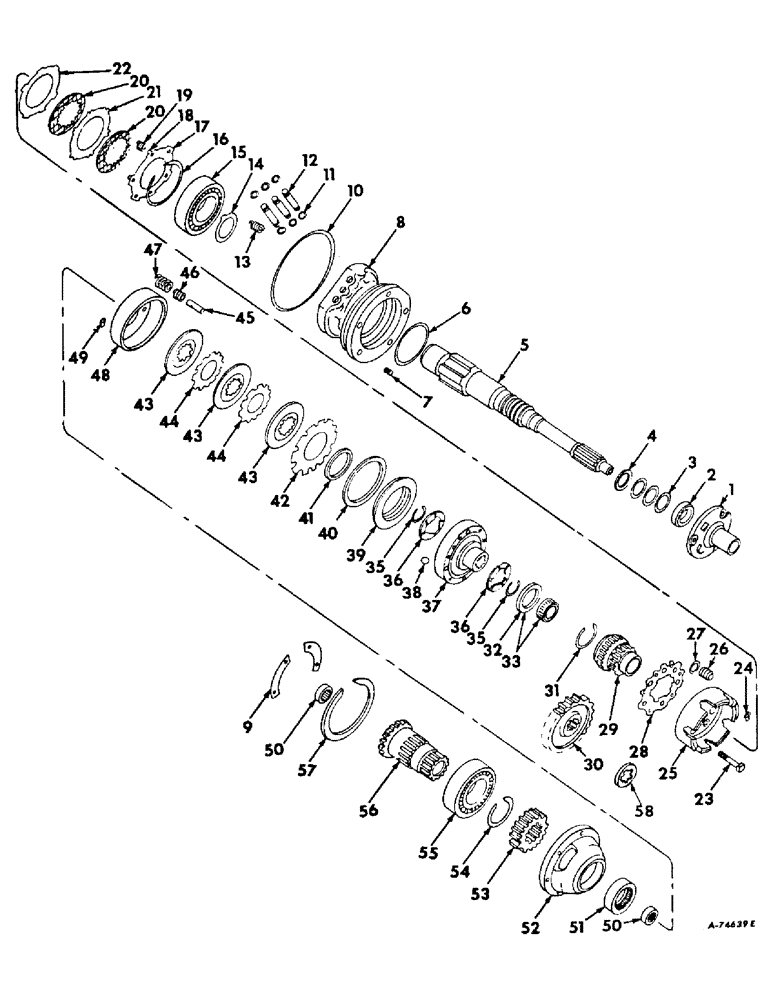 Схема запчастей Case IH 3088 - (07-29) - DRIVE TRAIN, TORQUE AMPLIFIER (04) - Drive Train