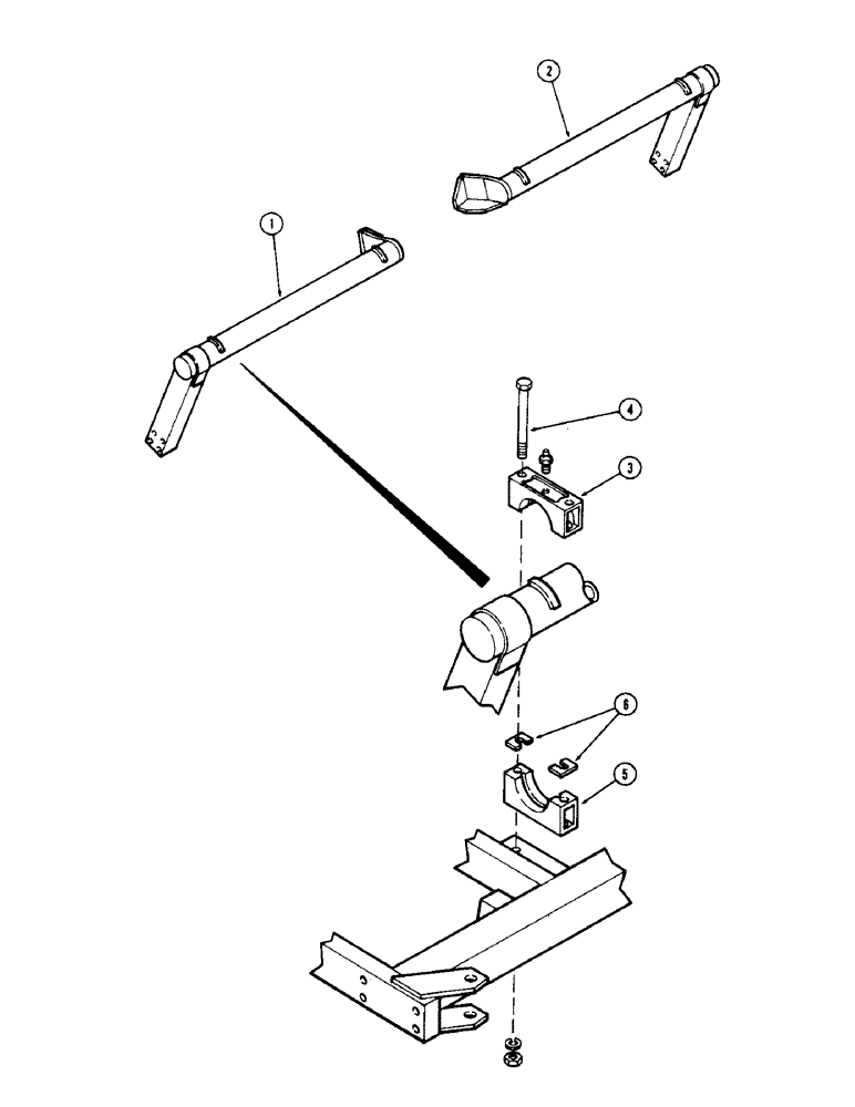 Схема запчастей Case IH 324 - (10) - LONG WING TORQUE TUBE 