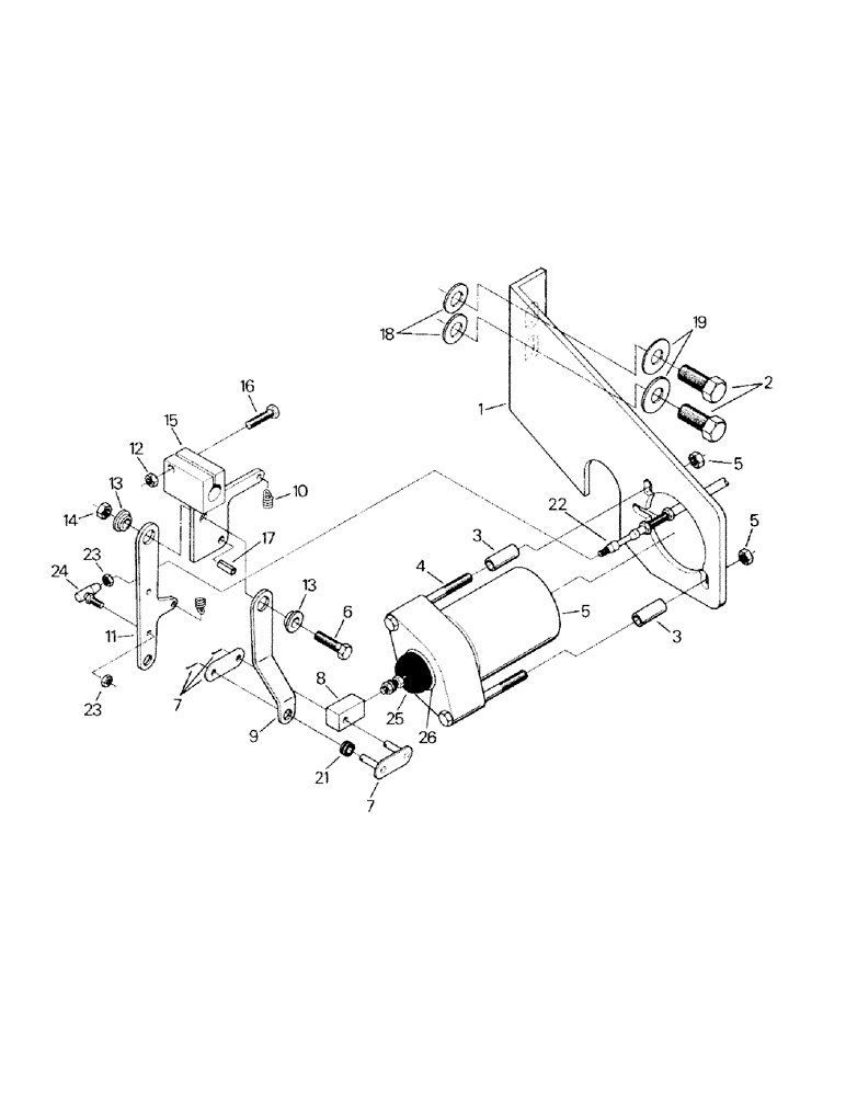 Схема запчастей Case IH KM-280 - (04-13) - THROTTLE AND DECELERATOR CONTROLS, CUMMINS 855 ENGINE (04) - Drive Train