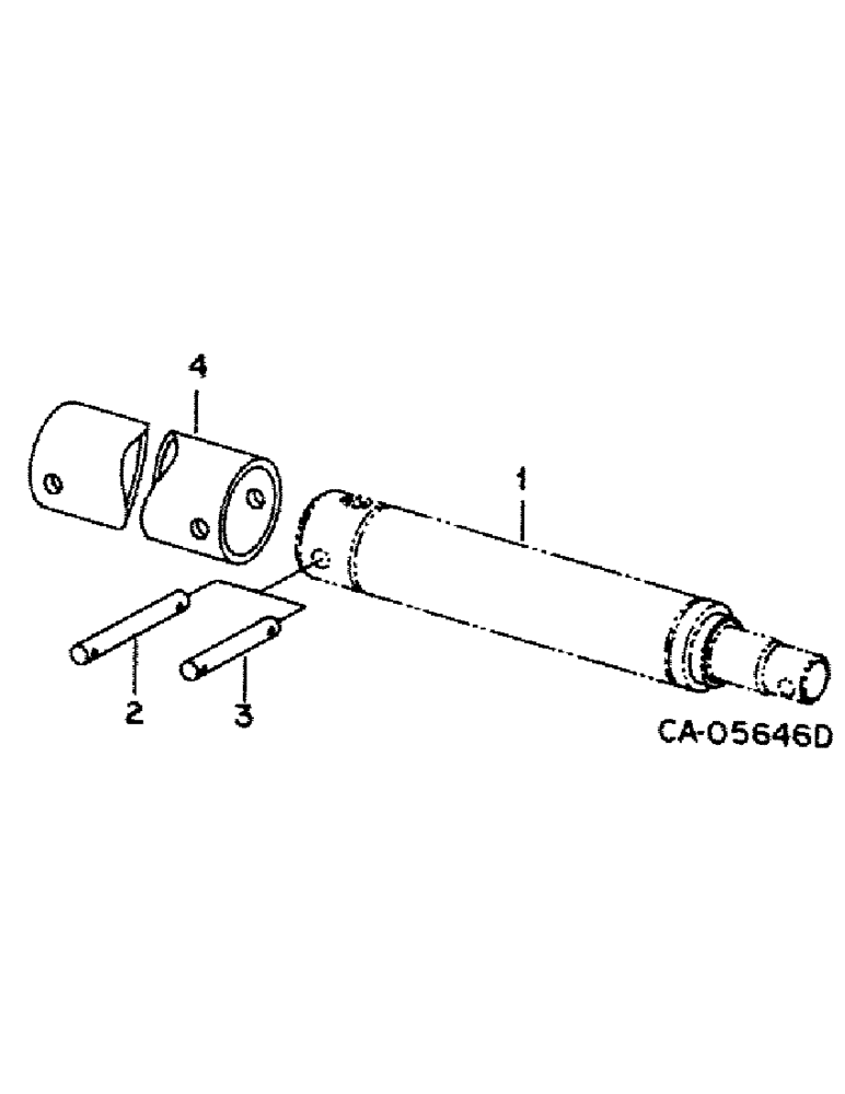 Схема запчастей Case IH 1482 - (10-05) - HYDRAULICS, HEADER LIFT CYLINDER (07) - HYDRAULICS