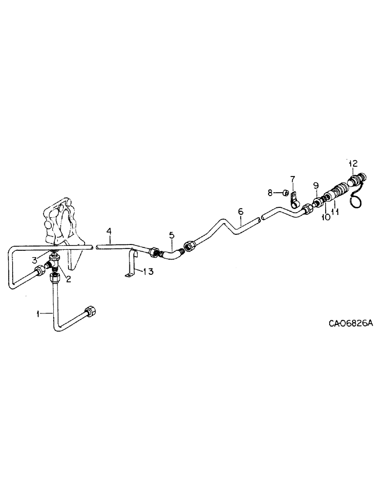 Схема запчастей Case IH 3788 - (10-42) - HYDRAULICS, HYDRAULIC MOTOR RETURN PARTS ACCESSORY (07) - HYDRAULICS