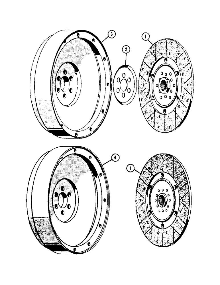 Схема запчастей Case IH 940 - (6-29) - CLUTCH, HAND-OPERATED, PAGE 66 (06) - POWER TRAIN