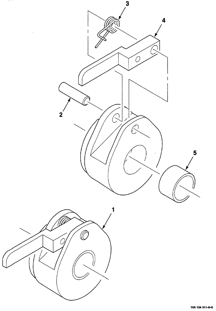 Схема запчастей Case IH RS561 - (02-014) - HUB ASSEMBLY Driveline