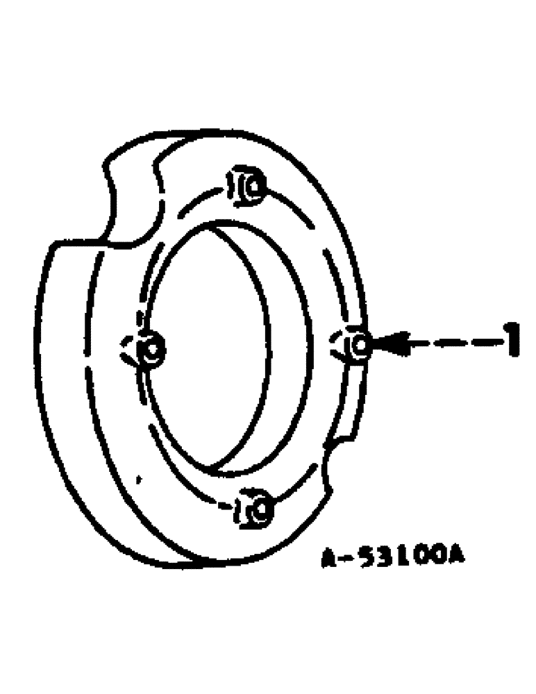 Схема запчастей Case IH 884 - (15-10) - FRONT WHEEL WEIGHTS, TRACTORS WITH 16, 18 AND 20 INCH WHEELS Wheels & Traction