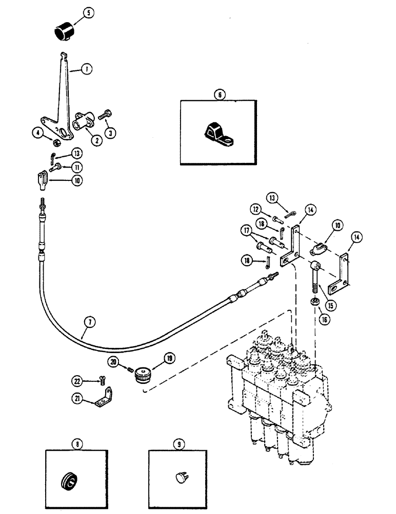 Схема запчастей Case IH 2390 - (8-278) - REMOTE HYDRAULICS, NO. 4 CIRCUIT (08) - HYDRAULICS