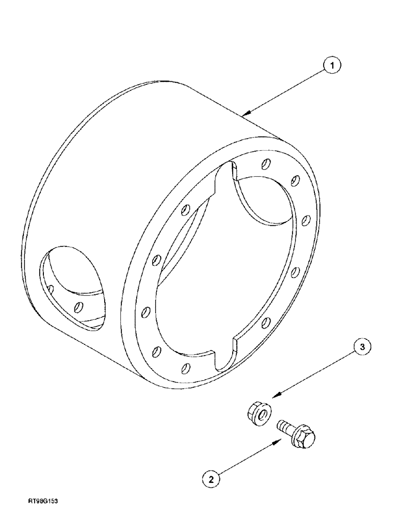 Схема запчастей Case IH MX270 - (5-080) - SPACER, DUAL FRONT WHEELS, MX240, MX270, N.A. ONLY (05) - STEERING