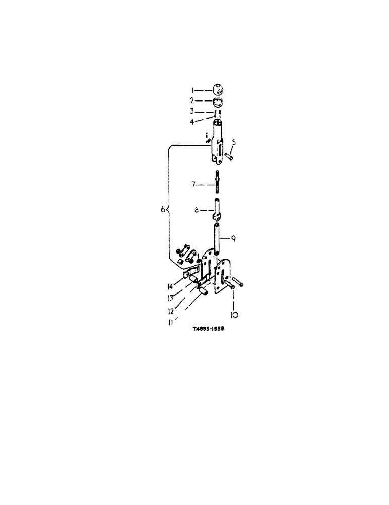 Схема запчастей Case IH 444 - (4-28) - HAND BRAKE, 6-1/2 X 3-1/2 INCH BRAKES (07) - BRAKES