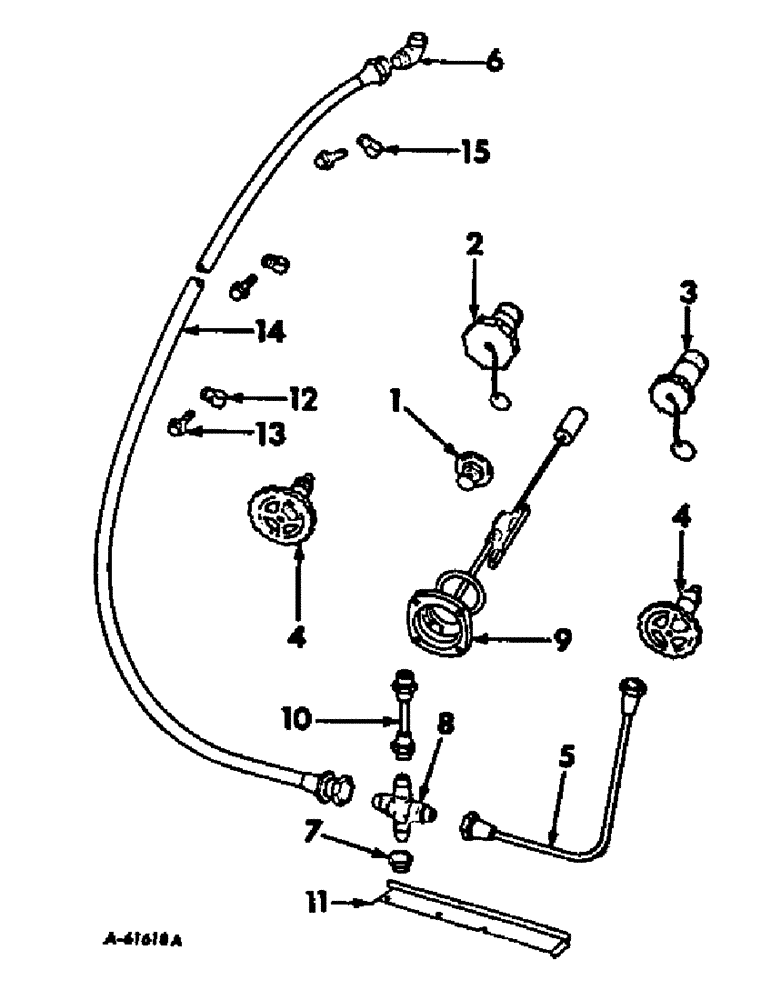 Схема запчастей Case IH 403 - (348A) - LP GAS VALVES AND CONNECTIONS (10) - ENGINE