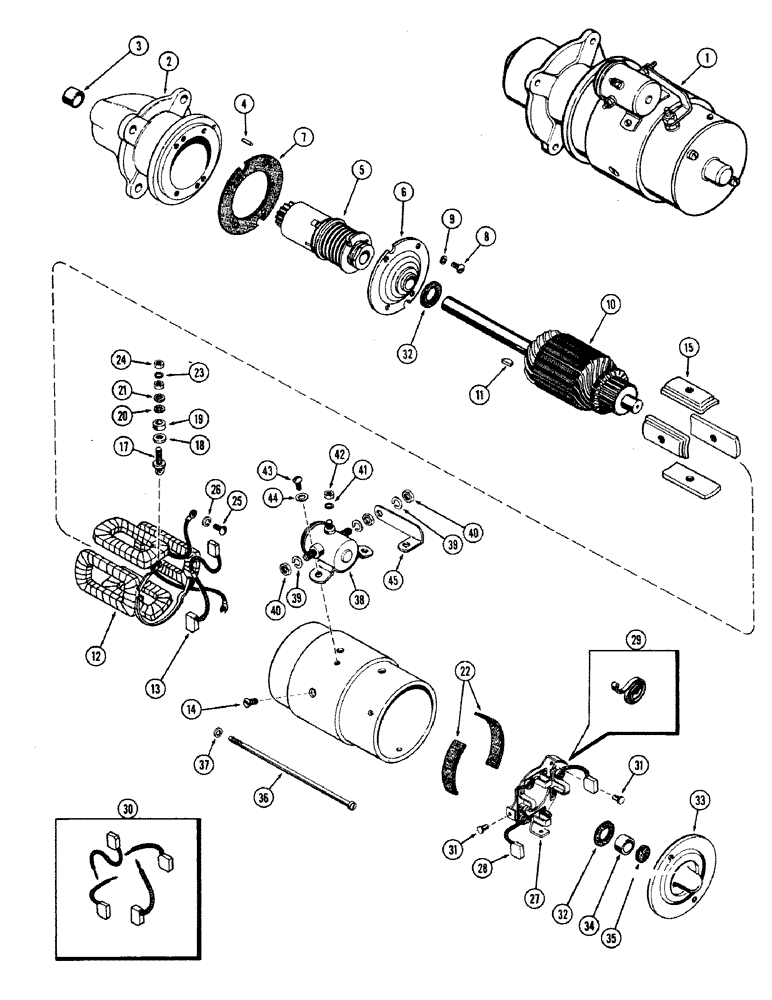 Схема запчастей Case IH 660 - (420) - A36584 STARTER, 201 SPARK IGNITION ENGINE 