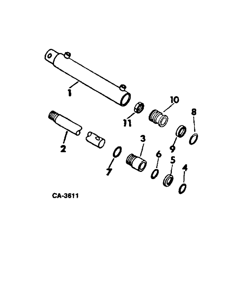 Схема запчастей Case IH 915 - (10-34) - HYDRAULICS, MASTER CYLINDER, FOR USE WITH REEL LIFT (07) - HYDRAULICS