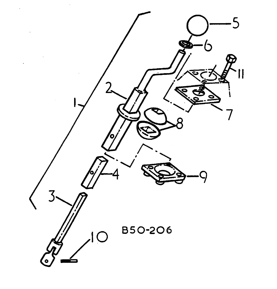 Схема запчастей Case IH 884 - (09-004) - TELESCOPIC LIFT ARM - DE-LUXE CAB (12) - FRAME