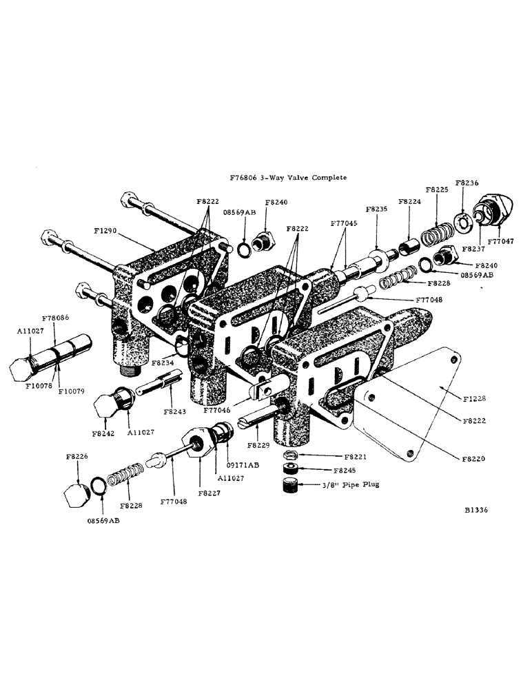 Схема запчастей Case IH 800 - (260) - PORT PLATE ASSEMBLY (35) - HYDRAULIC SYSTEMS