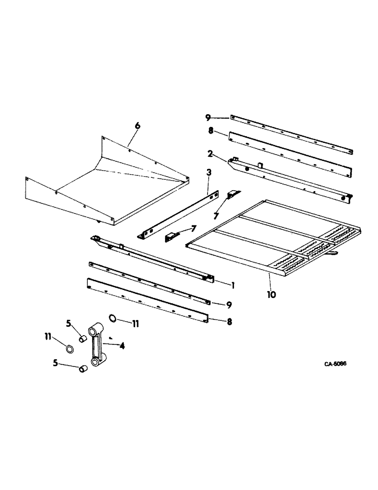 Схема запчастей Case IH 914 - (23-5) - GRAIN PAN, SHOE AND SIEVE, SHOE AND SHOE SIEVE Grain Pan, Shoe & Shoe Sieve