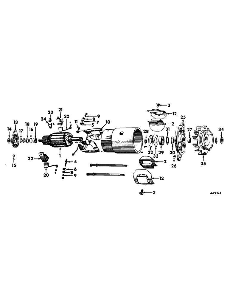 Схема запчастей Case IH 2504 - (088) - ELECTRICAL SYSTEM, GENERATOR, DELCO-REMY, HEAVY-DUTY, DIESEL ENGINE TRACTORS (06) - ELECTRICAL SYSTEMS