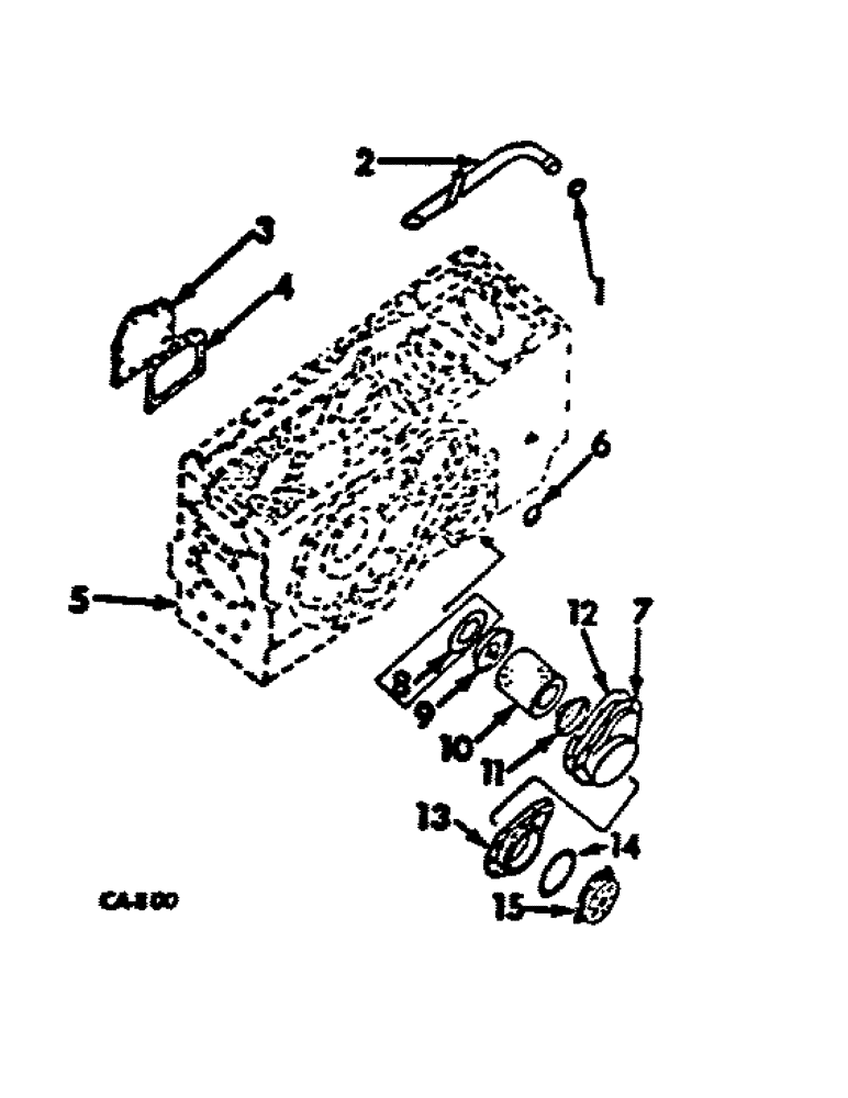 Схема запчастей Case IH 966 - (10-06) - HYDRAULICS, HYDRAULIC OIL FILTER (07) - HYDRAULICS