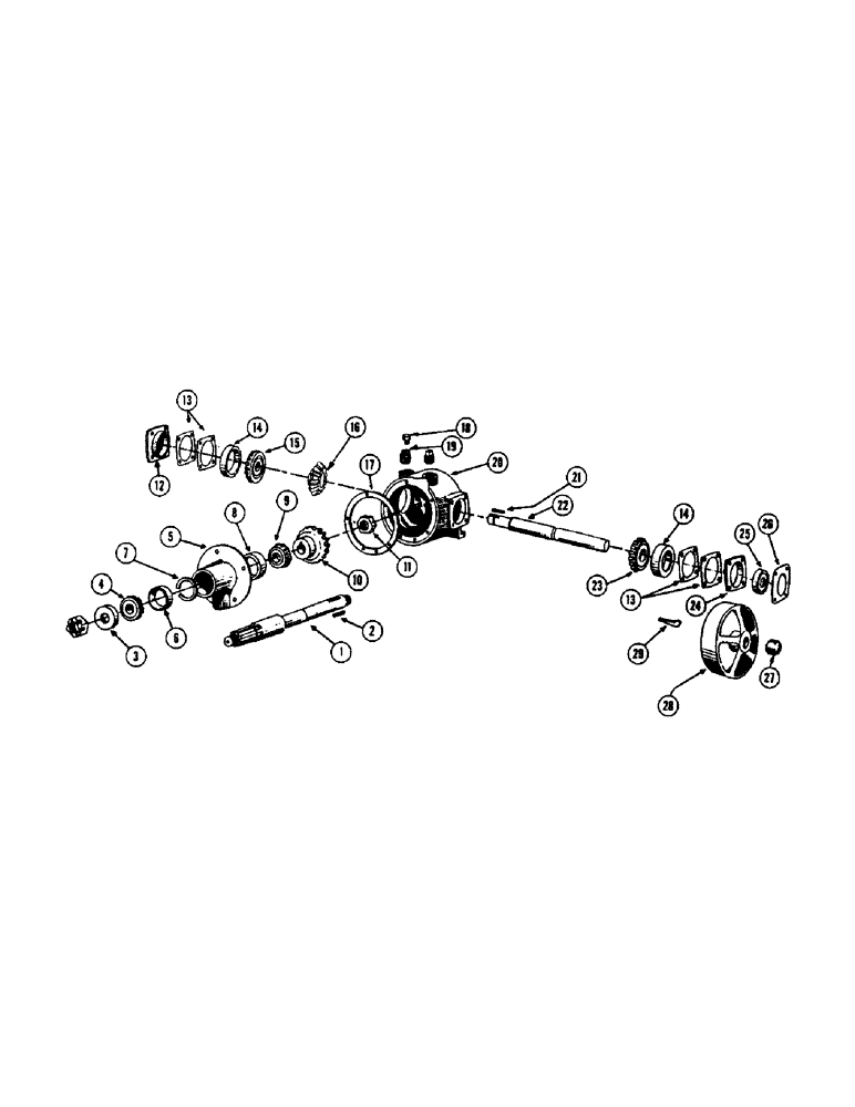 Схема запчастей Case IH 133 - (06) - GEAR BOX, P.T.O. 