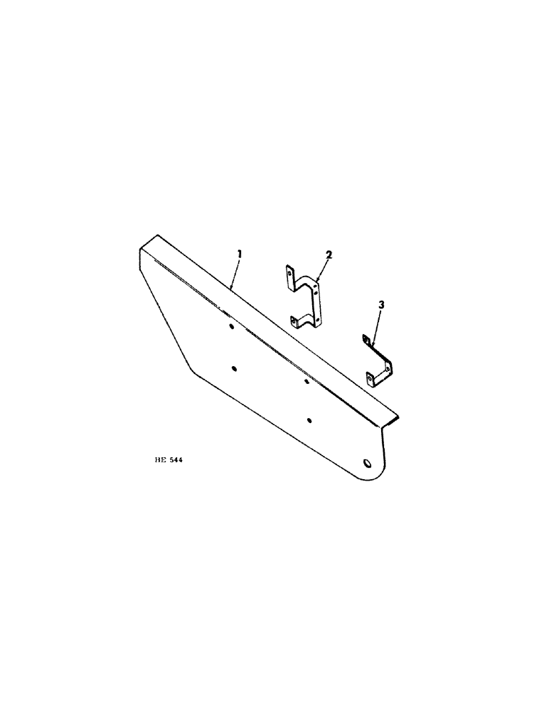 Схема запчастей Case IH 210 - (N-04[B]) - PARTS ACCESSORIES AND ATTACHMENTS, REEL DRIVE SHIELD, PRIOR TO SERIAL NUMBER 3700 Accessories & Attachments