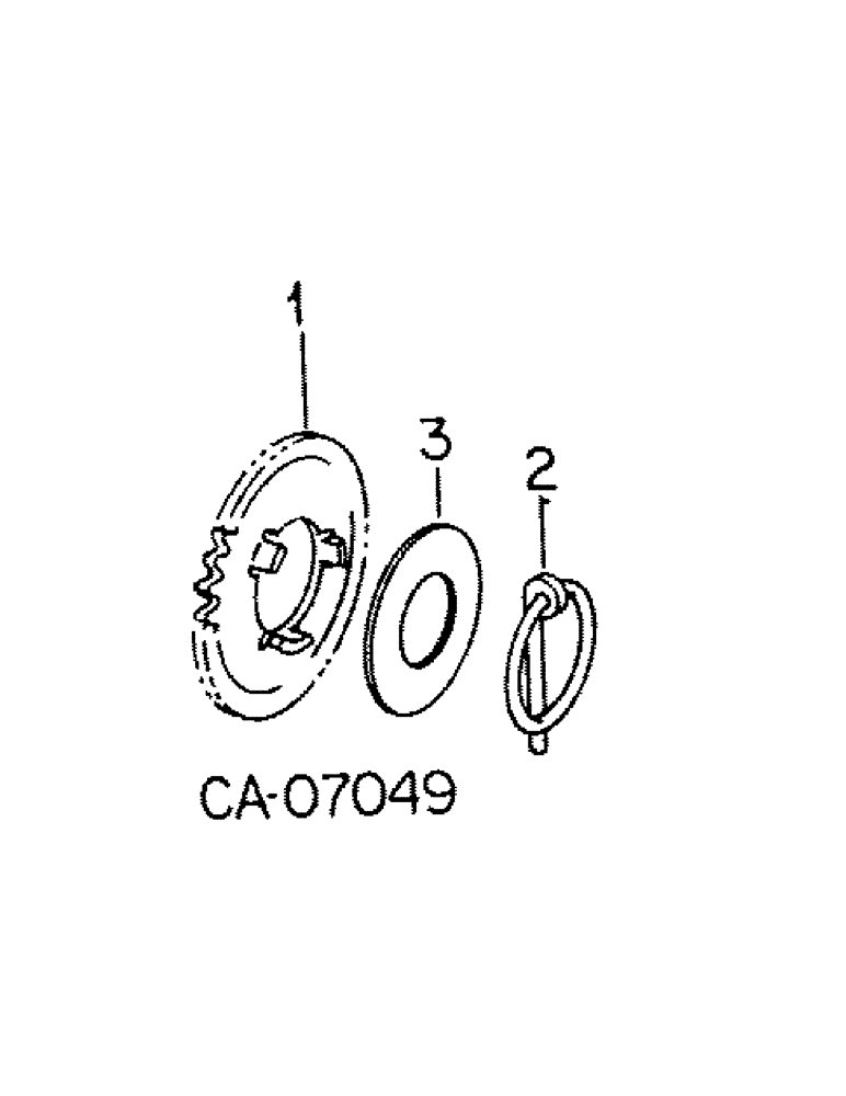 Схема запчастей Case IH 400 - (YA-12) - PLATE SPROCKET PARTS ACCESSORY PACKAGE 