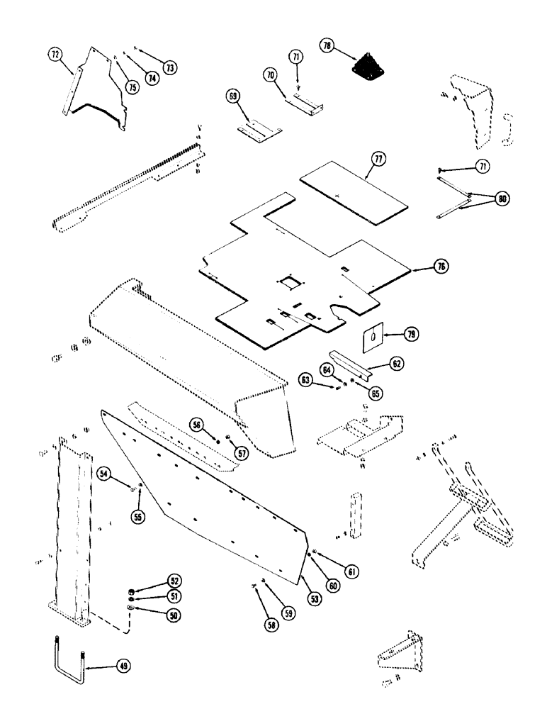 Схема запчастей Case IH 930-SERIES - (205A) - CAB SHEET METAL (09) - CHASSIS