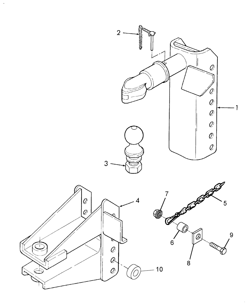 Схема запчастей Case IH SBX550 - (001) - HITCH (37) - HITCHES, DRAWBARS & IMPLEMENT COUPLINGS