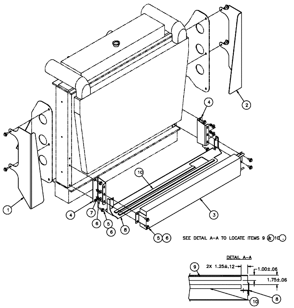 Схема запчастей Case IH FLX4300 - (01-008) - CONDENSOR GROUP (FLX4300) (10) - CAB