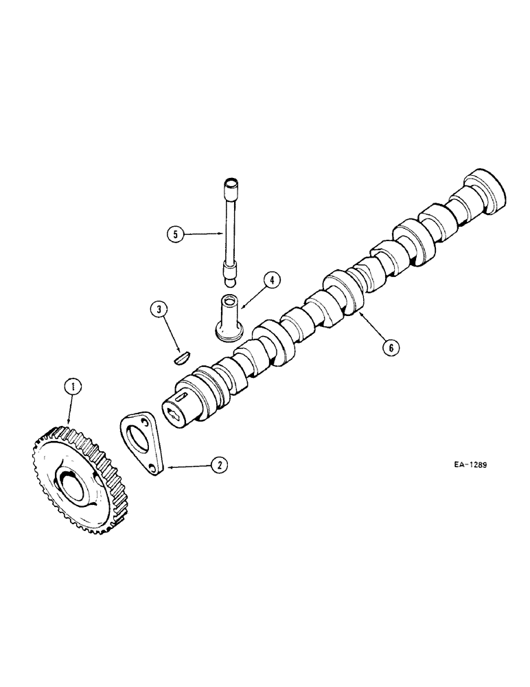 Схема запчастей Case IH 685 - (2-042) - CAMSHAFT AND RELATED PARTS (02) - ENGINE