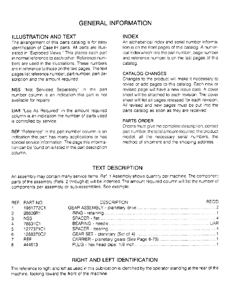 Схема запчастей Case IH ST54 - (34) - GENERAL INFORMATION 