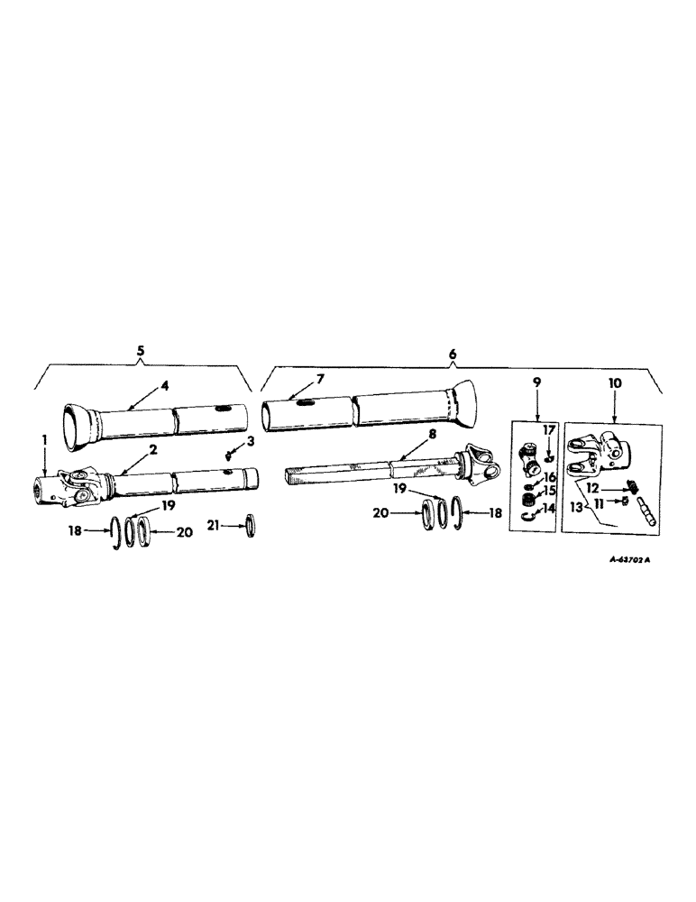 Схема запчастей Case IH 711 - (R-11) - POWER DRIVE EQUIPMENT 