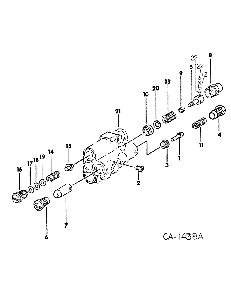 Схема запчастей Case IH 185 - (10-13) - HYDRAULICS, CONTROL VALVE (07) - HYDRAULICS