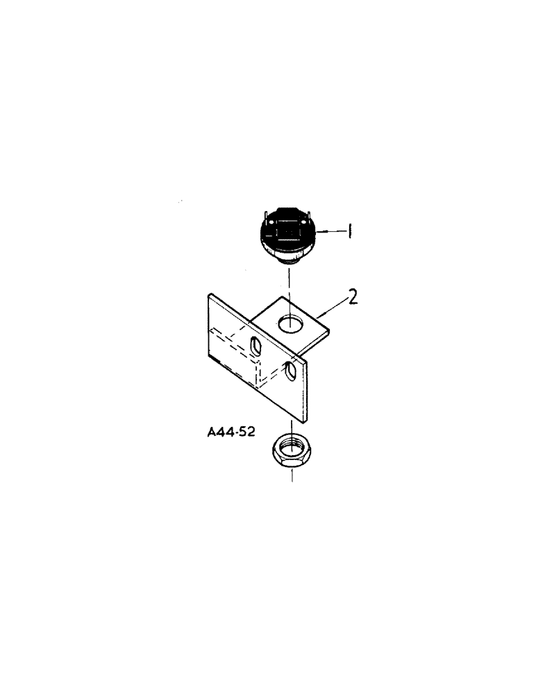 Схема запчастей Case IH 354 - (3-31) - ELECTRICAL, STOP LIGHT SWITCH, DELUXE LIGHTING AND AUSTRIAN (06) - ELECTRICAL SYSTEMS