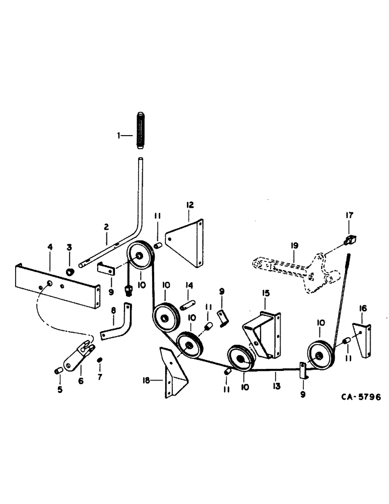 Схема запчастей Case IH 1420 - (26-11) - GRAIN TANK, GRAIN TANK UNLOADER CONTROL Grain Tank