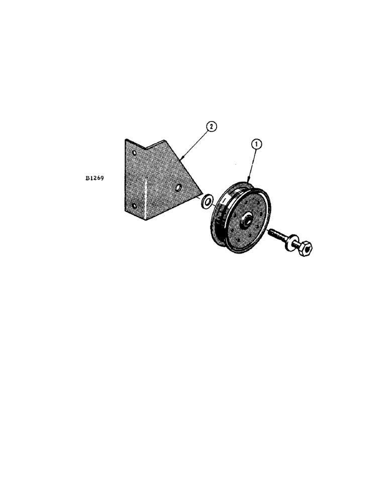 Схема запчастей Case IH 1060 - (152[1]) - SHOE DRIVE IDLER (74) - CLEANING