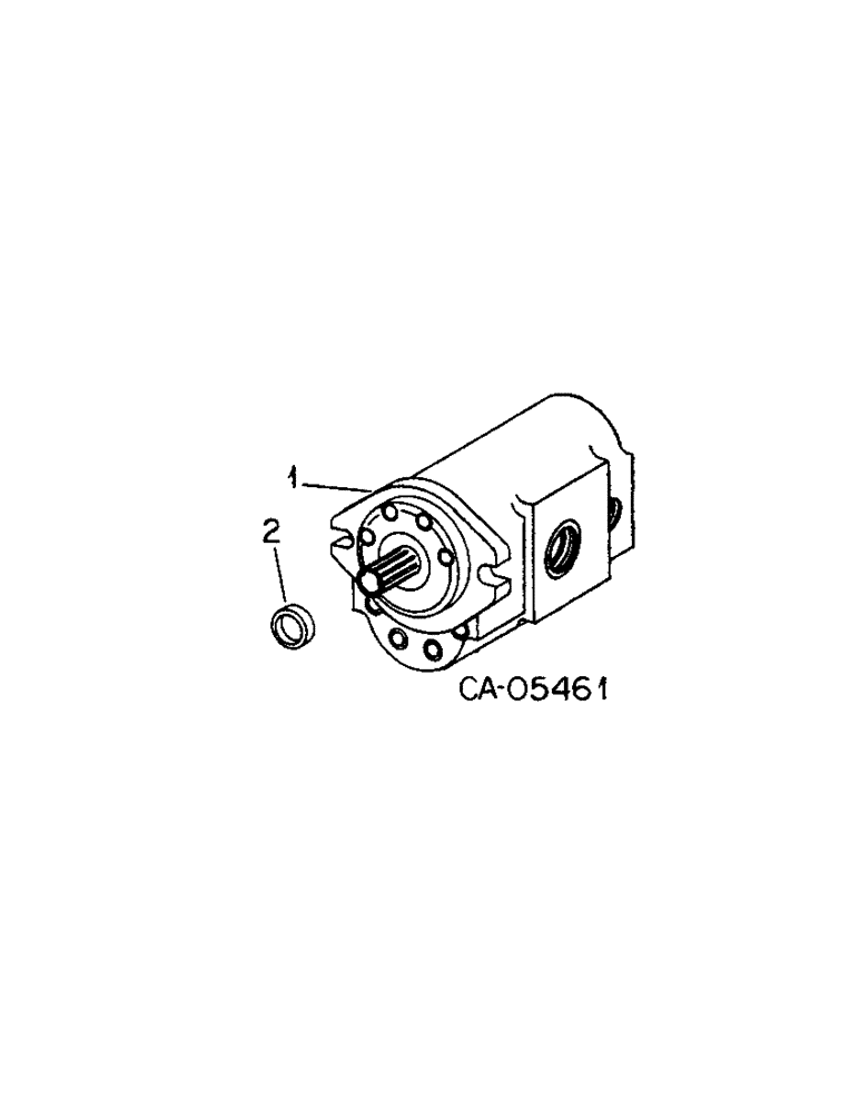 Схема запчастей Case IH 4568 - (10-19[A]) - HYDRAULICS, HYDRAULIC PUMP (07) - HYDRAULICS