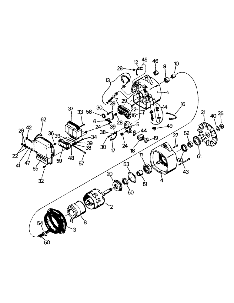 Схема запчастей Case IH KP-525 - (02-06) - ALTERNATOR ASSEMBLY (06) - ELECTRICAL