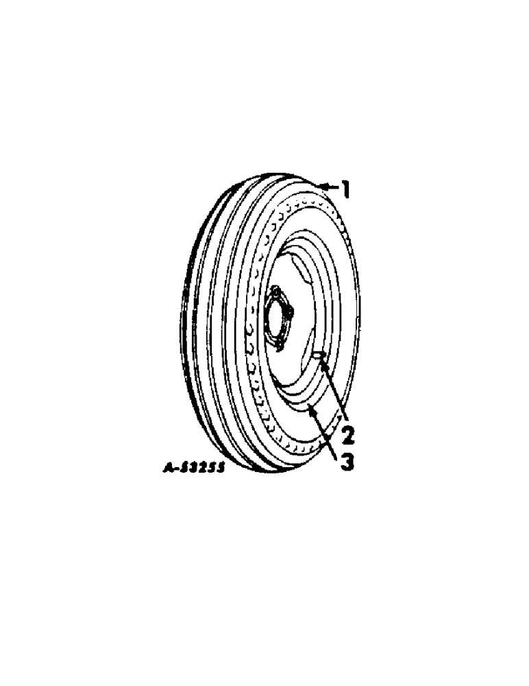 Схема запчастей Case IH 70 - (E-16) - PNEUMATIC TIRE 