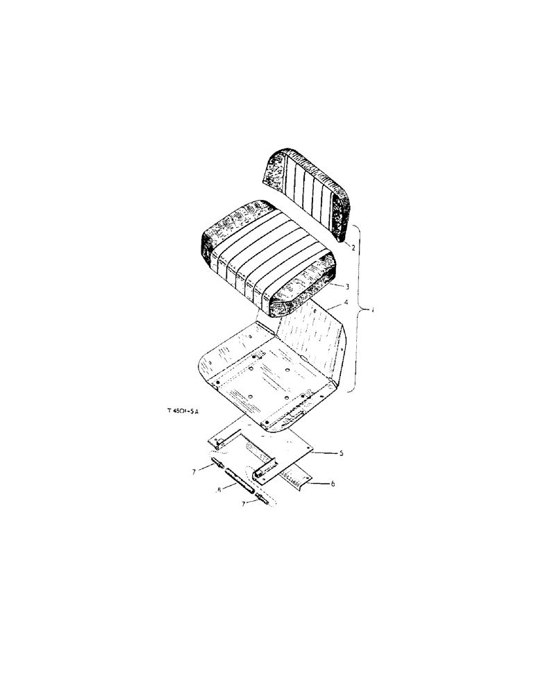 Схема запчастей Case IH 276 - (4-03[1]) - DE-LUXE SEAT, DIESEL (09) - CHASSIS